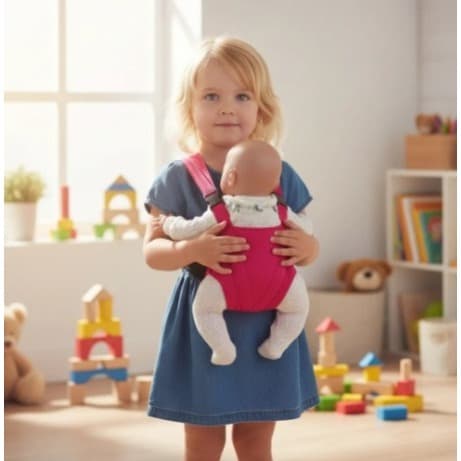 Canguru para boneca, carregador de boneca igual ao de bebê para criança.