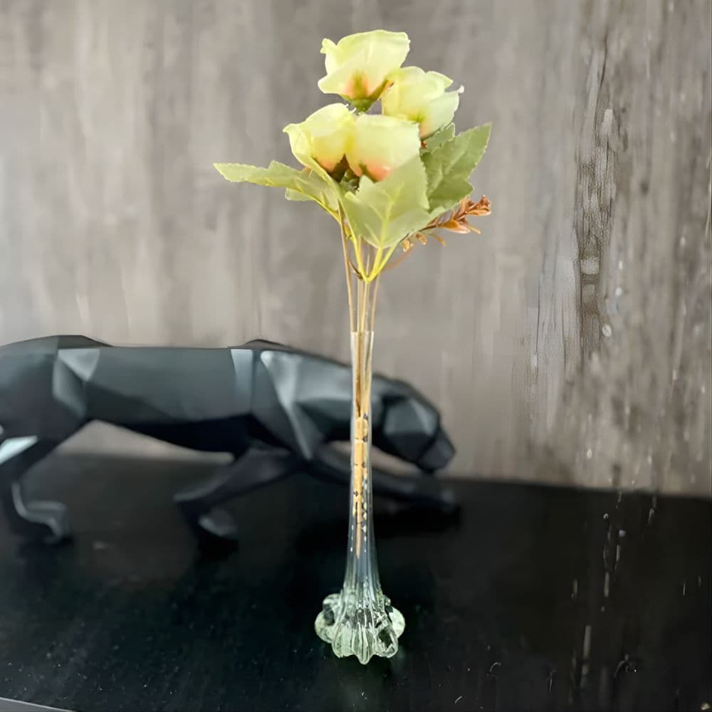 15 Vaso Solitário de Vidro Para Flor e Decoração de Casa e Festa 20cm