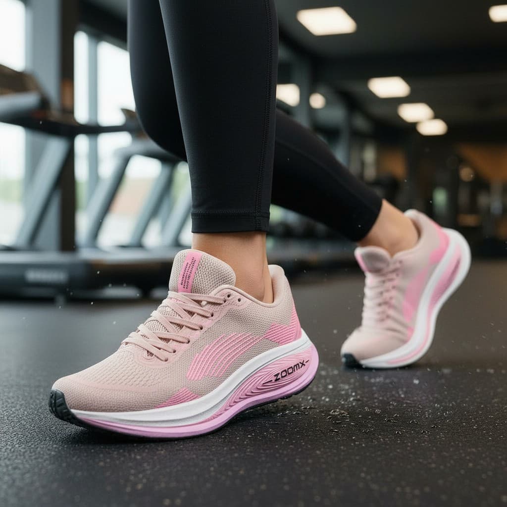 Tênis Feminino Academia Caminhada Leve Confortável Amortecido Esportivo Casual