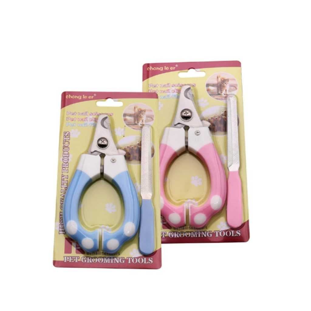 Cortador de Unha para Cachorro e Gato + Lixa Pet | Alicate Profissional para Cortar Unhas de Pets