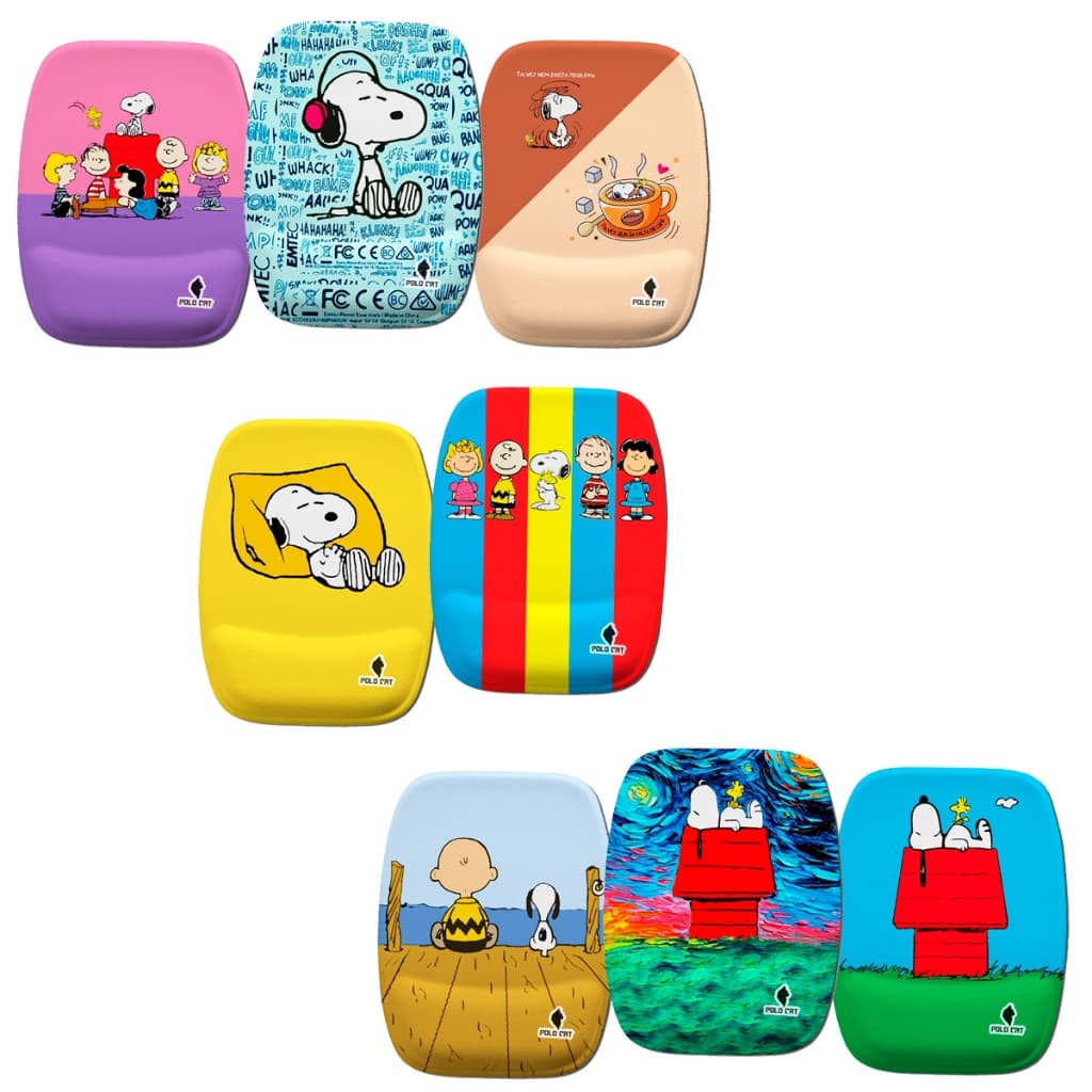 Mouse Pad Ergonômico Retangular Personagens de desenho animado