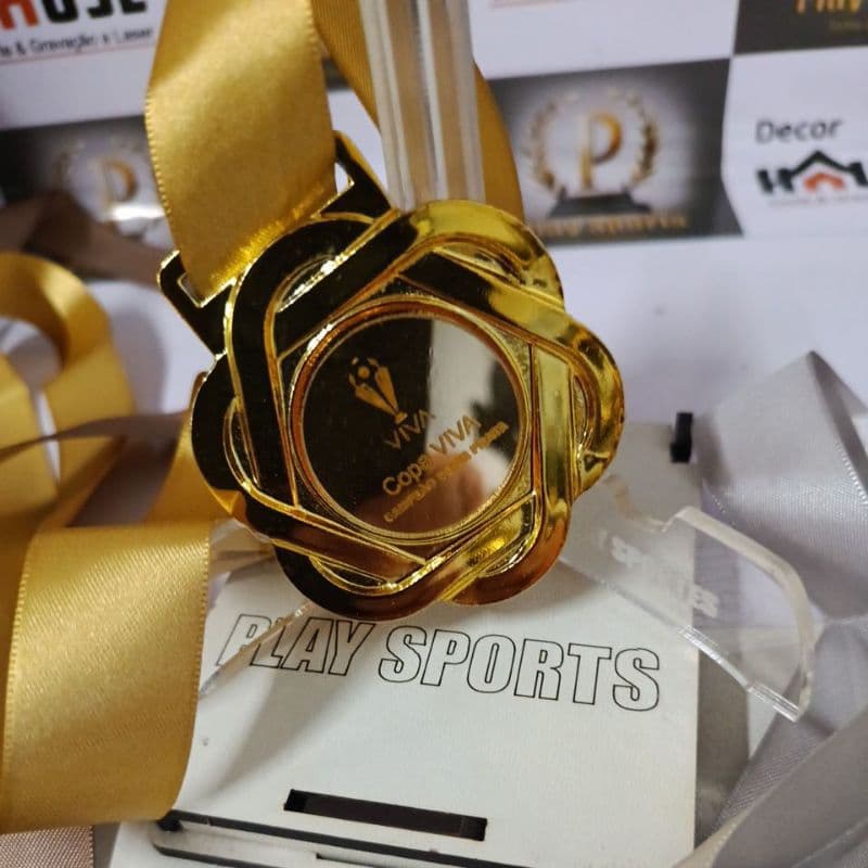 Medalhas personalizada de metal grande  kit 10 unidades