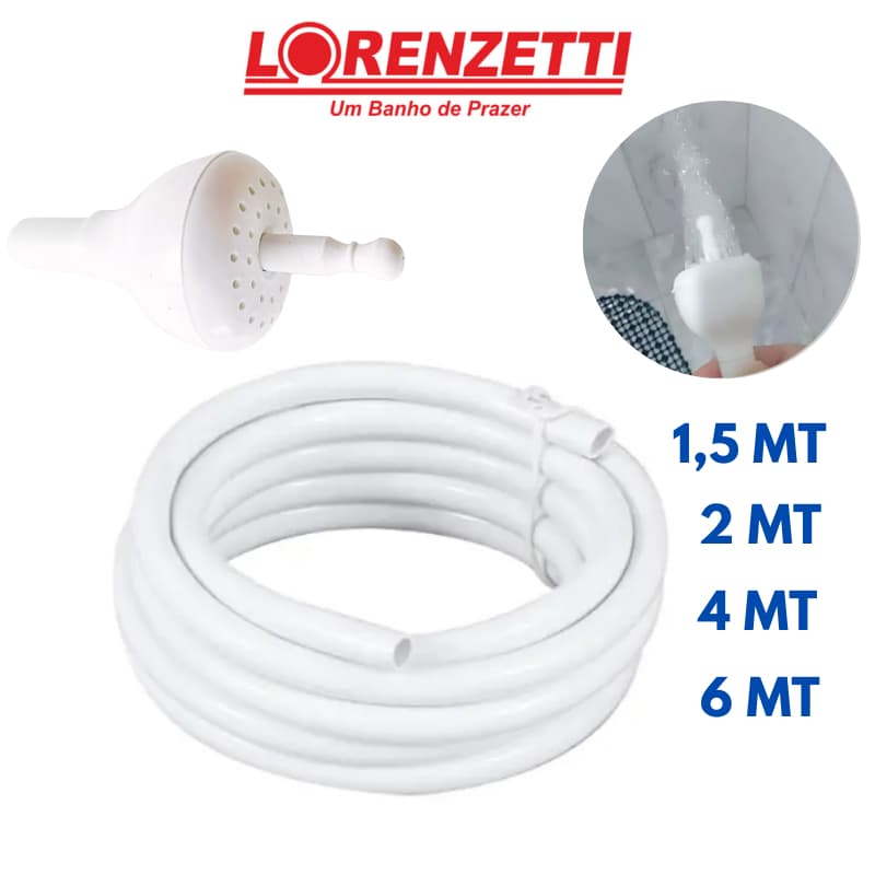 Mangueira Para Chuveiro e Chuveirinho Lorenzetti