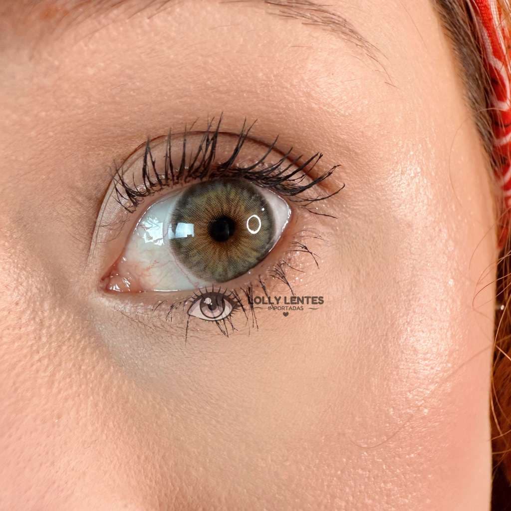 UNIDADE 1 LENTE Lentes de Contato Cleopatra Gray Cinza Urban Layer COM GRAU