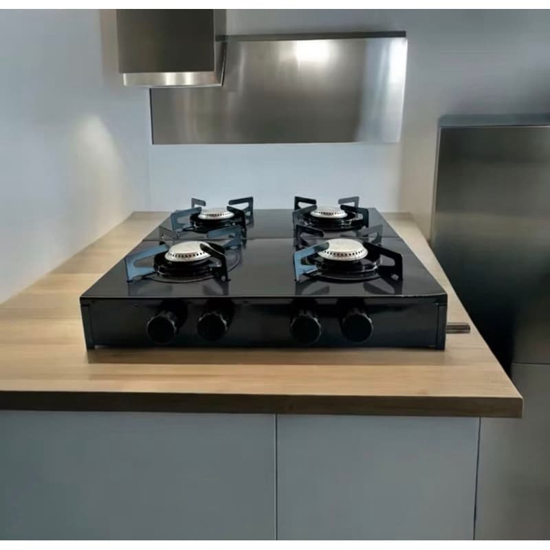 FOGÃO 4 BOCAS BAIXA PRESSÃO A GÁS PORTÁTIL LEVE E RESISTENTE A PRONTA ENTREGA