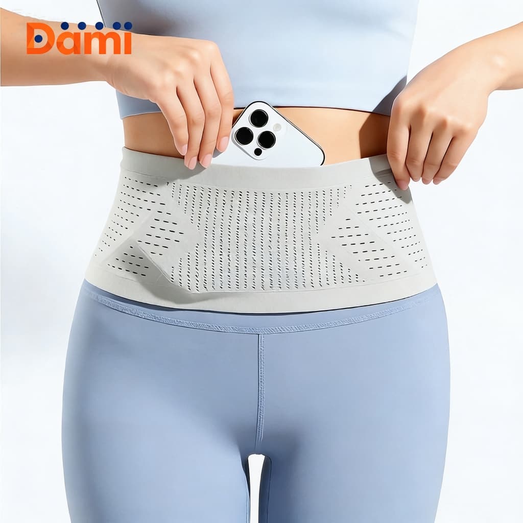 Bolsa de Cintura para Corrida Alta Elasticidade 360° Antiderrapante Leve e Portátil