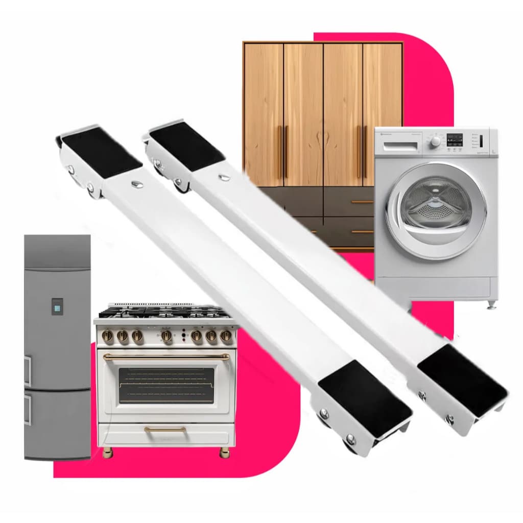 1/2pcs Suporte De Base Com Rodinha Para Aparelho Movedor Móveis Geladeira E Máquina De Lavar Lousa Base