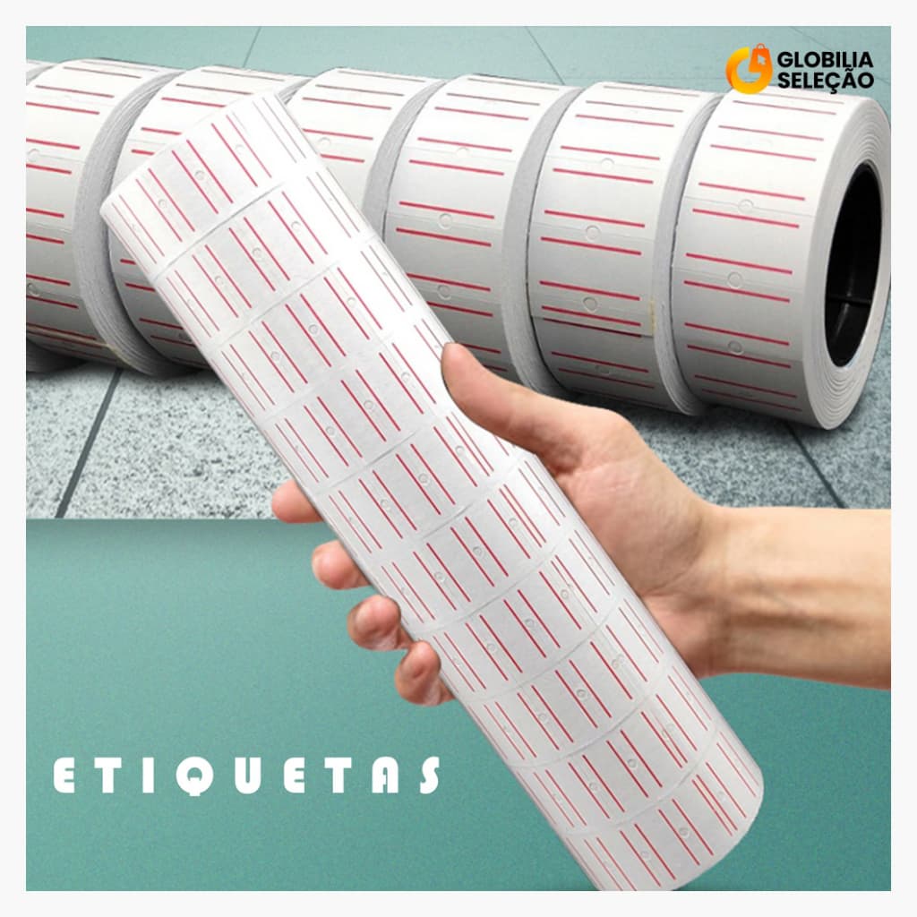 Kit de Etiqueta para Preço 10 rolos com 4000 Etiquetas  Para Etiquetadora Mx5500 e Mx5500-50 PM5500A