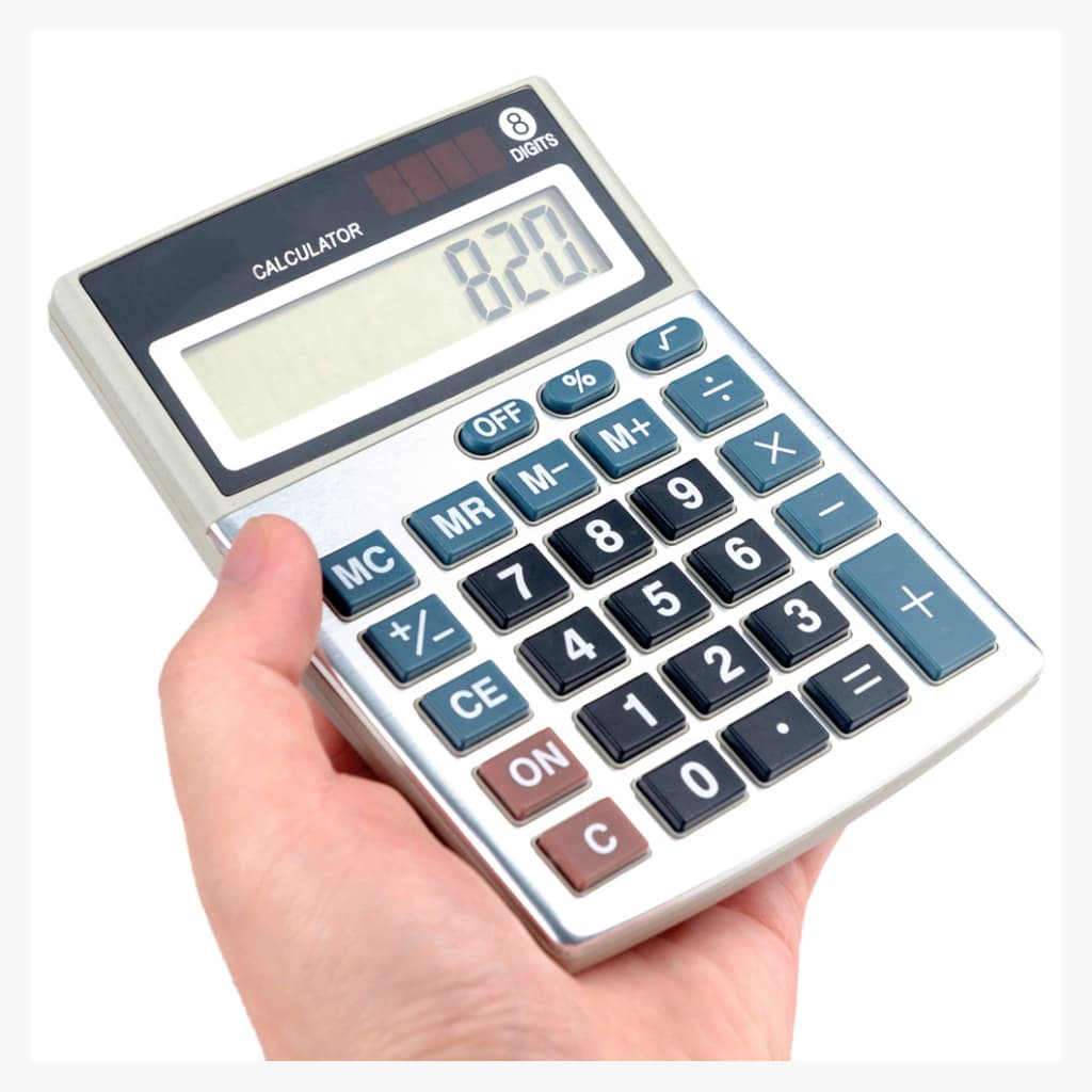 Calculadora LCD de 8 dígitos Papelaria do estudante Exame Ferramentas Escritório e Pronta para Uso col Prate