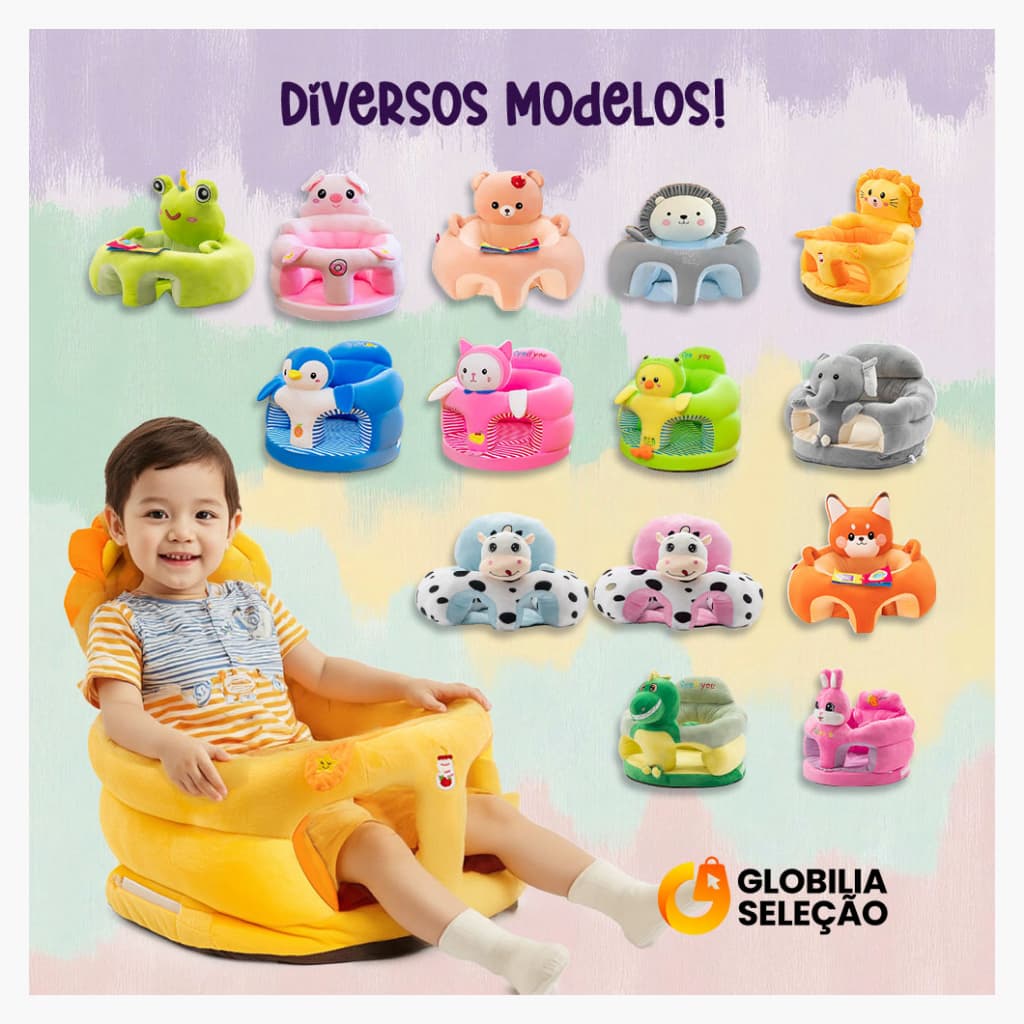 ✨Assento de Sofá Infantil Cadeira Alimentação Bebê Cadeirinha Sofázinho Almofada Bebê Multiuso Descanso Menino e Menina