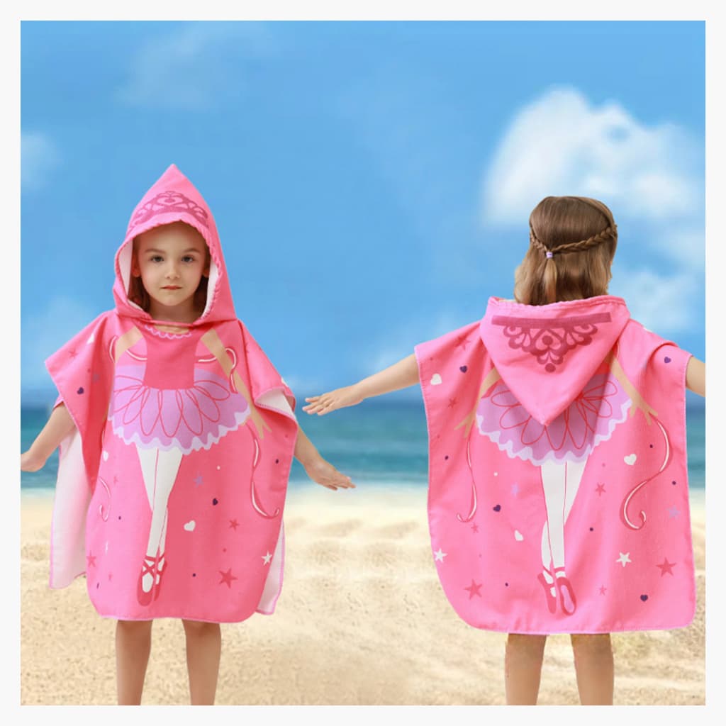 ✨【Novidades】Toalha de Banho Bebê Toalha de Infantil Vestível Absorventede Secagem Rápida para Crianças Super Macia