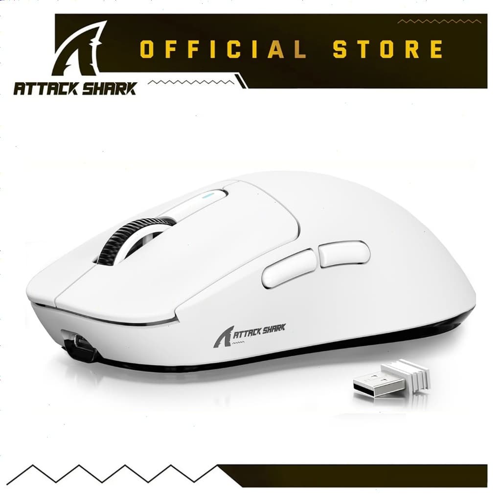 ATTACK SHARK X3 Wireless Gaming Mouse PAW3395 Superlight 49g SUPERLIGHT, PixArt PAW3395 Gaming Sensor