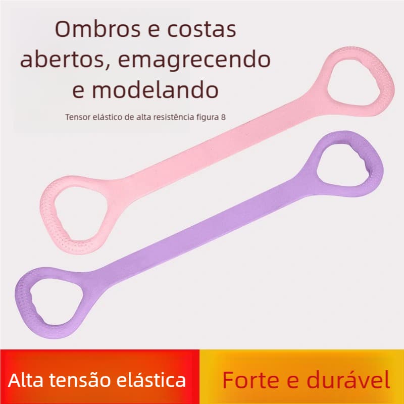 Cinto de Alongamento Feminino - Extrator 8 Linhas para Emagrecimento de Ombro e Costas