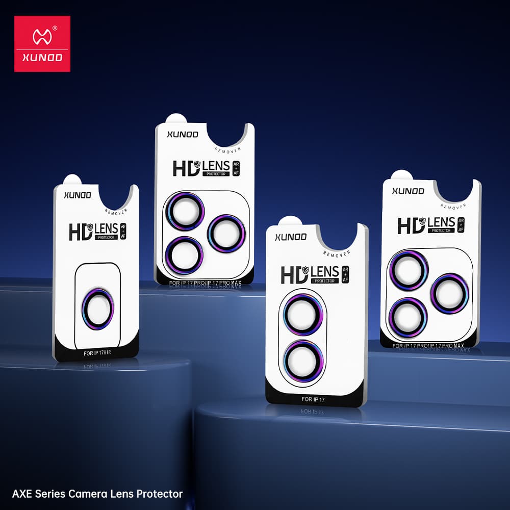 Xundd Kit Película Lente De Câmera Compatível Com iphone 13 14 15 16 17 Pro Max Liso Evida Riscos e Arranhões