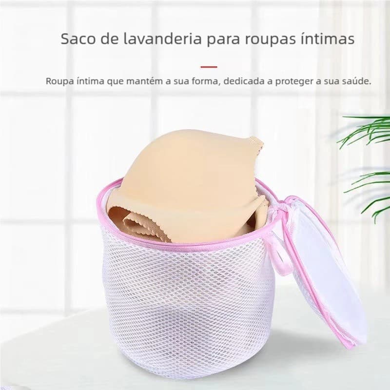 Saco para Lavar Calcinhas e Sutiãs - Protege Roupas Delicadas na Máquina