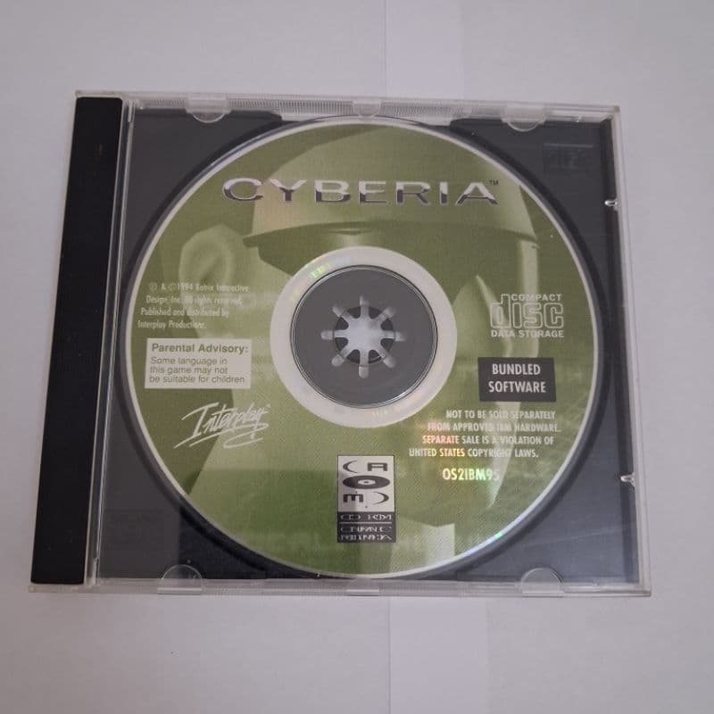 CD-ROM Game PC Cyberia 1994 (SEM ENCARTE)