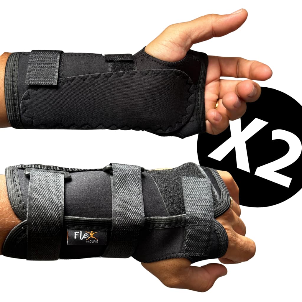 KIT 2 Tala para punho Tensor munhequeira tunel de carpo Imobilizador de pulso