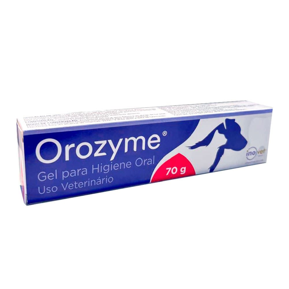 Higienizador Bucal Orozyme Gel Para Cães e Gatos Inovet 70g