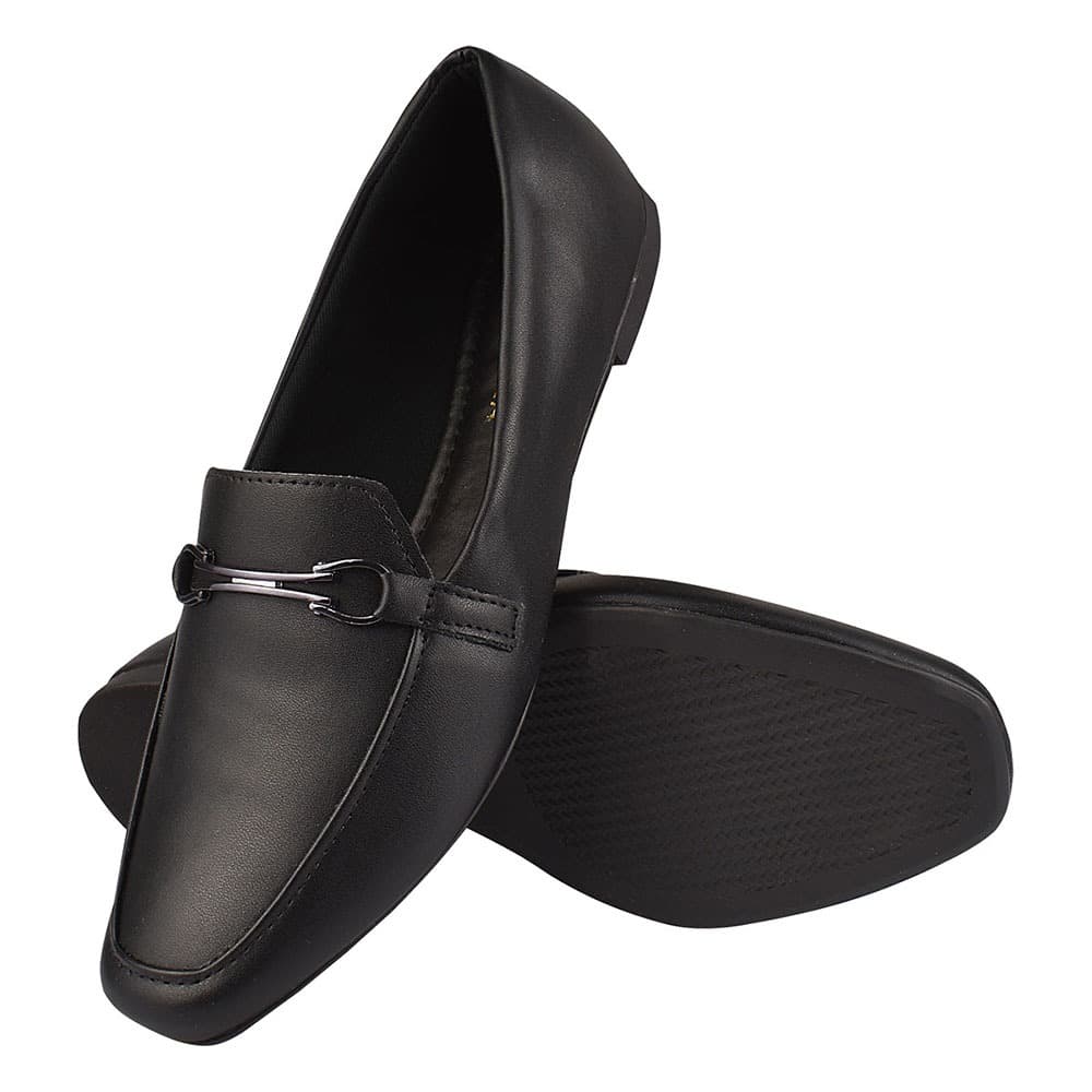 Sapato Mocassim Feminino Donatella Bico Quadrado Metalizado Santorine Casual Enfeite