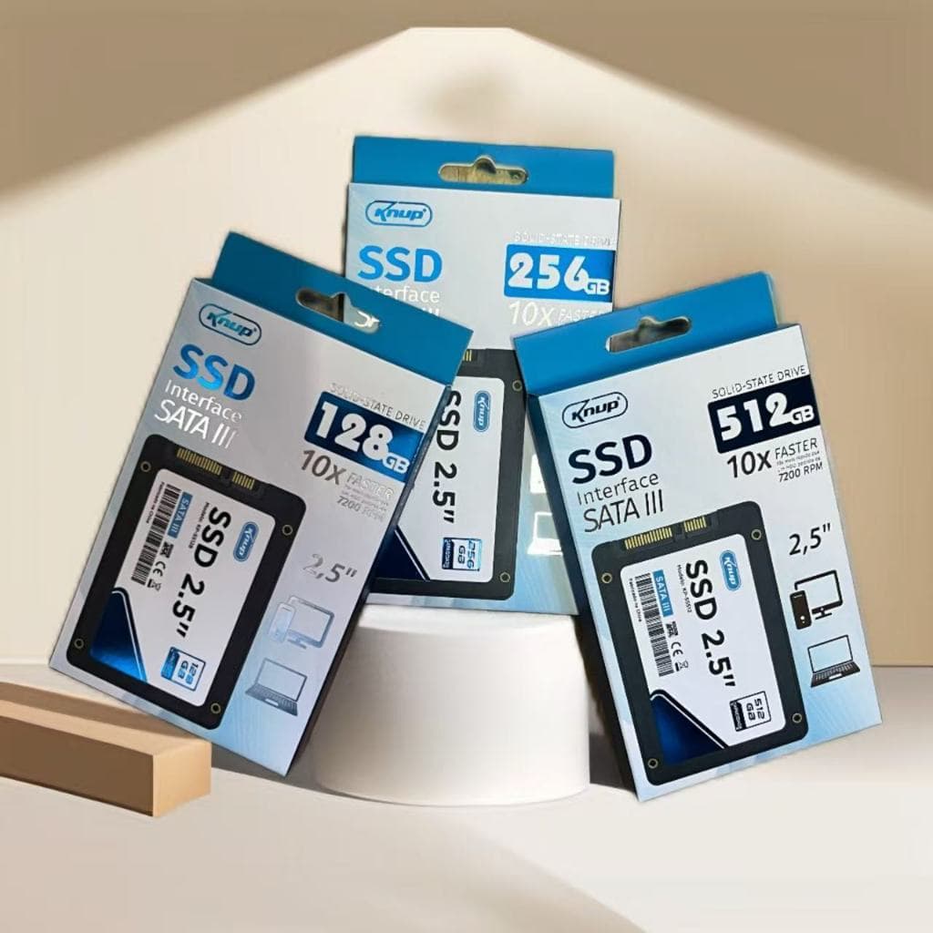 HD Ssd 128gb 256gb 512gb Sata 3 Knup Para Pcs E Notebook Gamer - Alta Velocidade - Sata 2.5