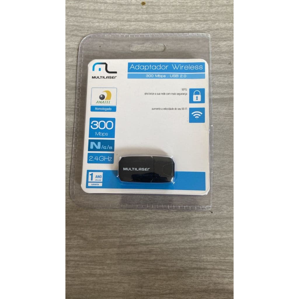 MINI ADAPTOR WIRELESS MULTILASER RE052 300MBPS - R109