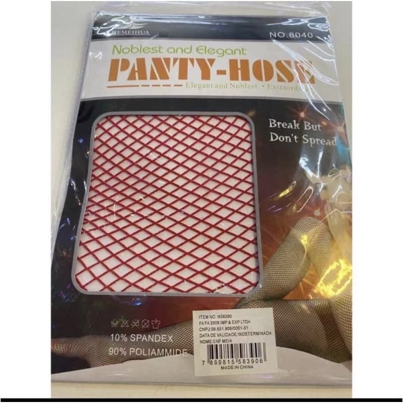 Meia-Calça/Meia-Fina/Meia Comprida Arrastão Inteira