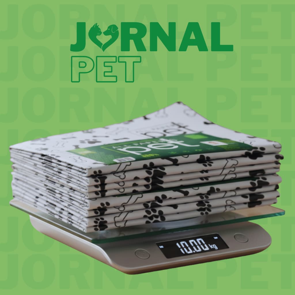 JORNAL PET 10kg 600 Folhas Grandes 10 unidades de 1kg