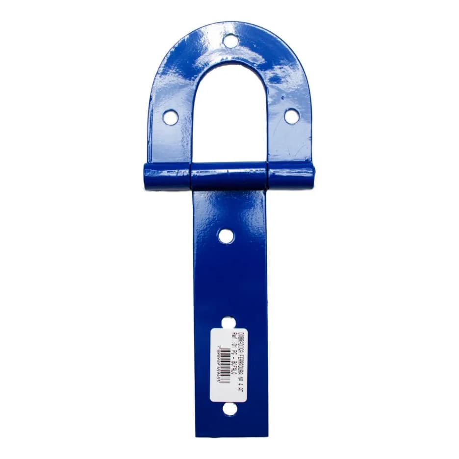 Kit 6 Dobradiça Porteira 138mm Nº 0 Aço Carbono Ferradura - Bufalo