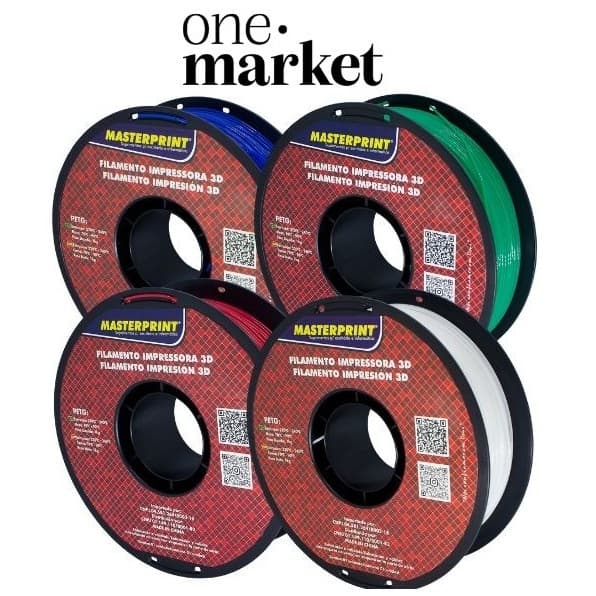 Filamento PETG Premium Masterprint 1Kg 1.75mm Impressora 3d
