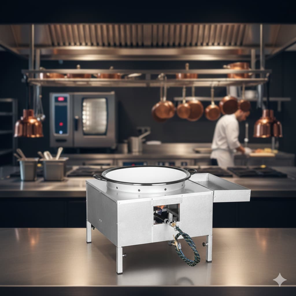 Fogão Fritador Fritadeira Pasteleiro Galvalume Com Tacho e Escorredor