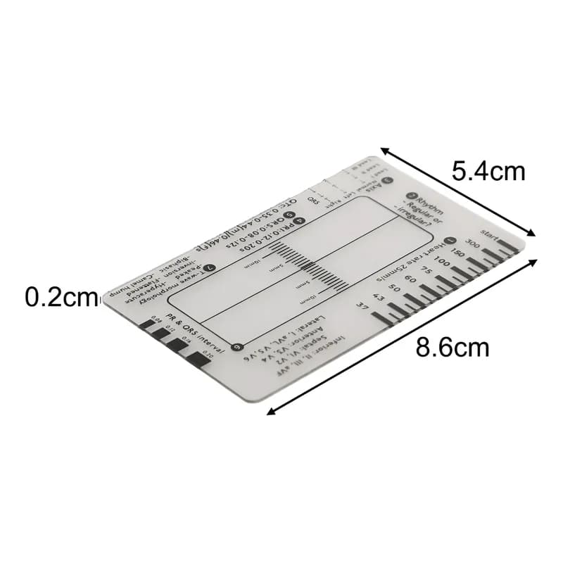 Régua Ecg De 7 Etapas Para Interpretação Eletrocardiograma