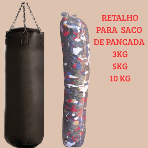 Retalho de Tecido para Enchimento de Saco de Pancada e para Almofadas