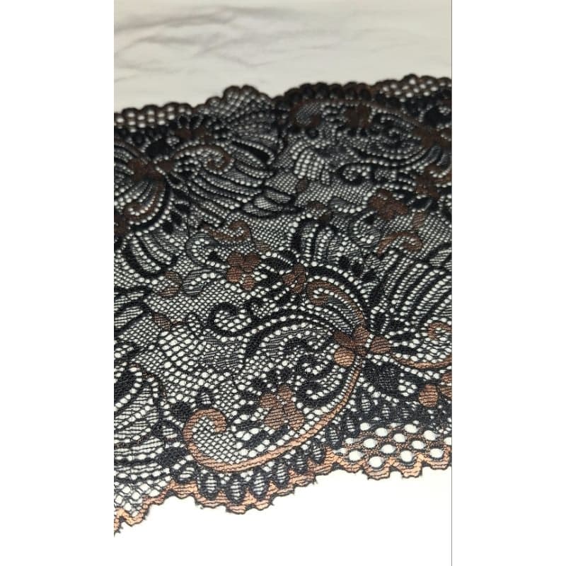 Dois metro de renda elastano bicolor