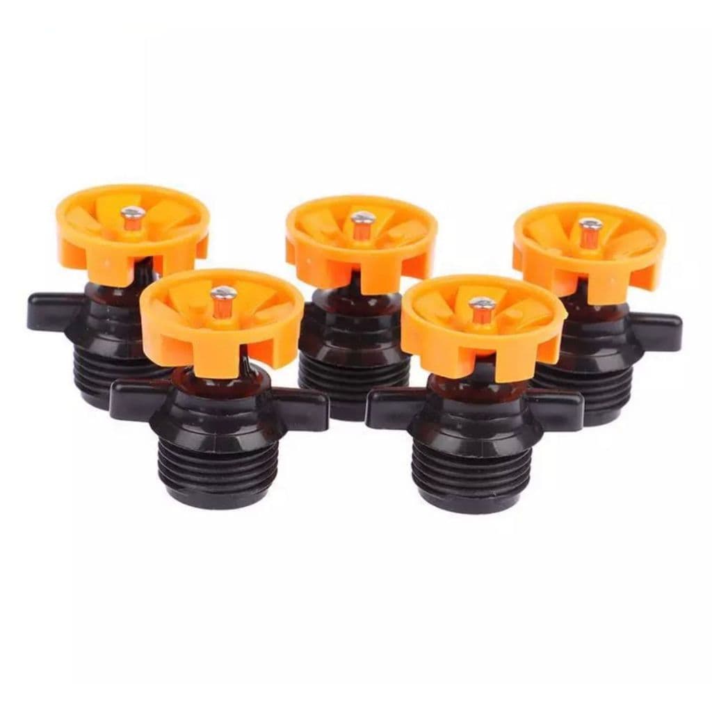 kIT  5/10  Unidades 1/2 " Rosca Macho Rotação Automática Bico De Rega De 360 Graus Aspersor Jardim Parque Gramad XPT