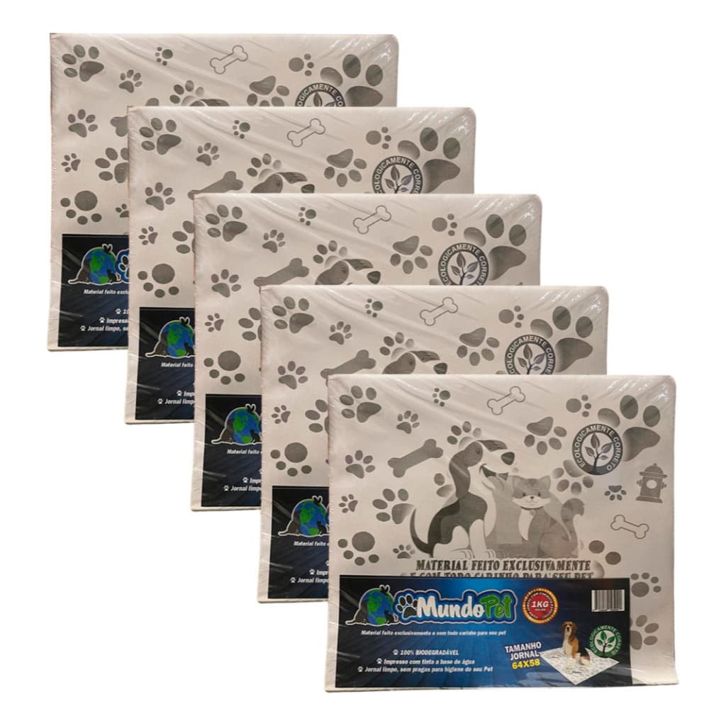 Jornal para Pet BIODEGRADÁVEL 1kg, 2kg, 3kg, 4kg, 5kg