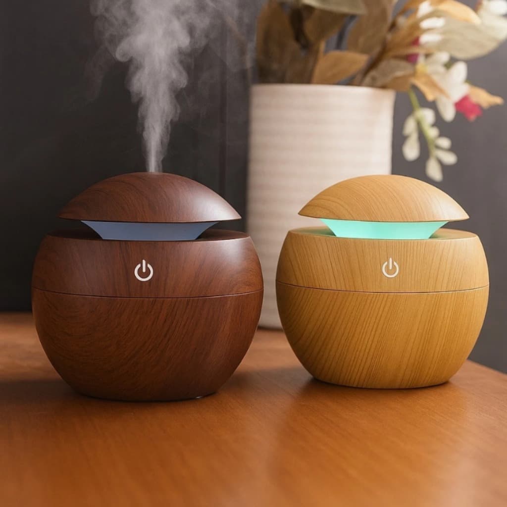 Umidificador Aromatizador Difusor Ultrassônico Luzes Ar130ml