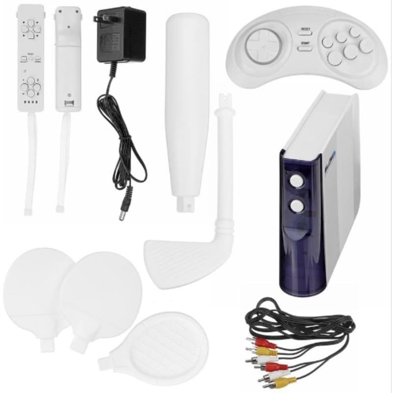 Console Game Interativo Millenium HD-032 48 em 1 / com Sensor de Movimentos Corporais e Acessórios / 110V - Branco
