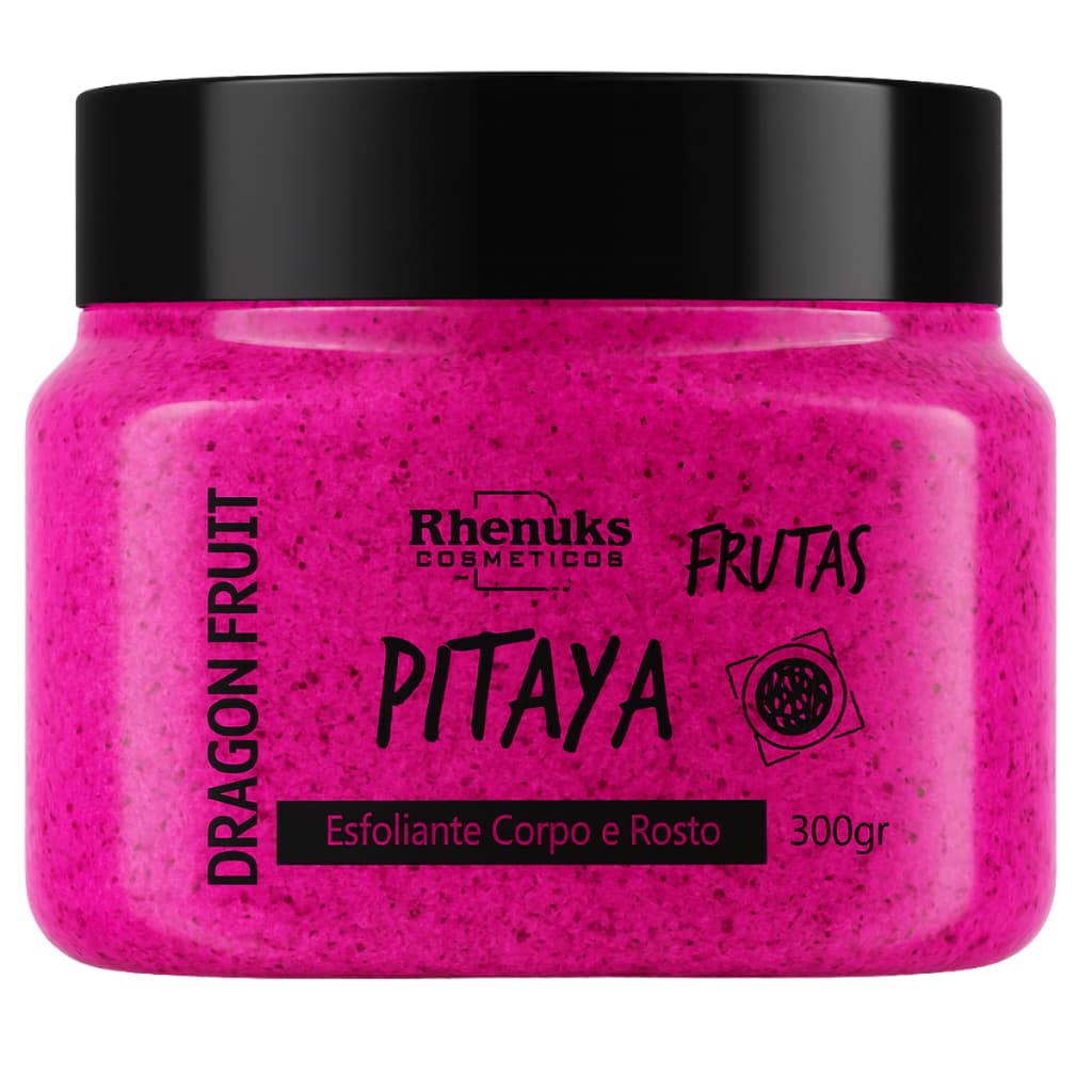 Esfoliante Creme Rhenuks Pitaya 300g Corpo e Rosto