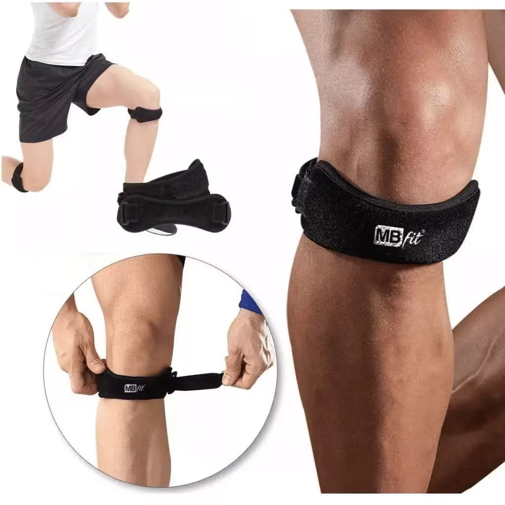 Faixa Joelheira Subpatelar LE-6114 · Ajustável · Alívio para Dores e Esportes