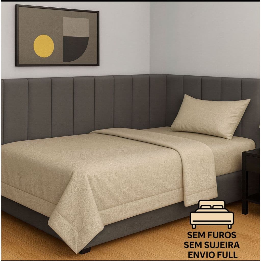 Kit cabeceira em L Adesiva Estofada Para Cama De Solteiro, Casal, Queen e King - ENVIO IMEDIATO