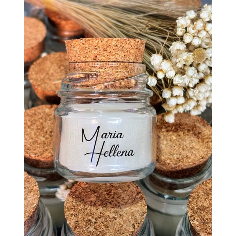 kit MINI VELA VEGANA AROMÁTICA PERSONALIZADA, CASAMENTO  MATERNIDADE, ANIVERSÁRIO,BATIZADO  KIT C/10/15/20/30/40