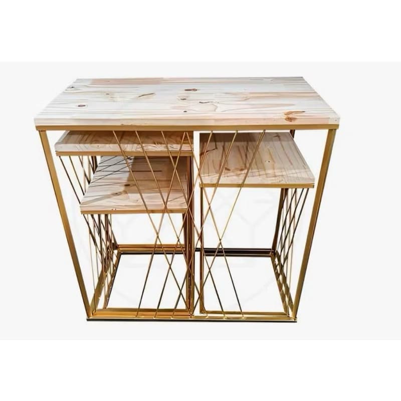 Kit  de mesa treliça teia dourado jogo 4 peças decorações Festas e casamentos