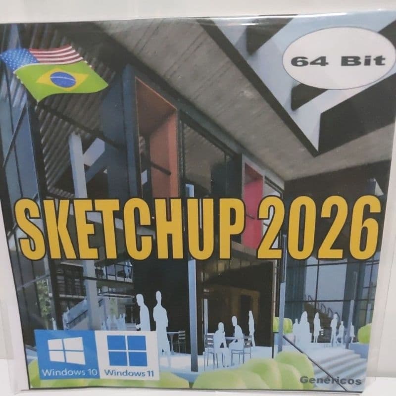 SketchUp 26 em português programa de computador