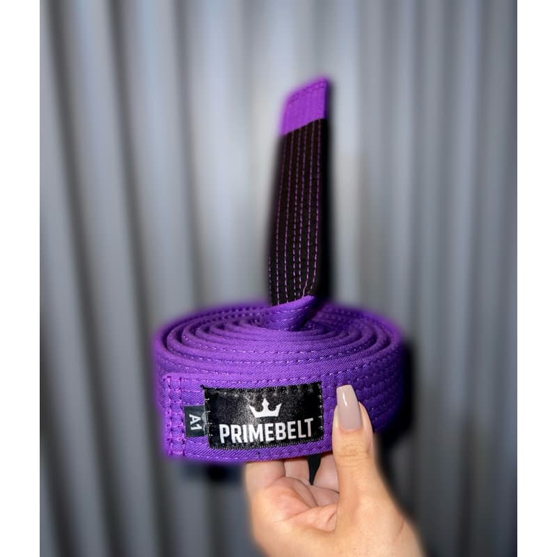 FAIXA JIU JITSU ROXA ADULTO 7 COSTURAS RÍGIDA