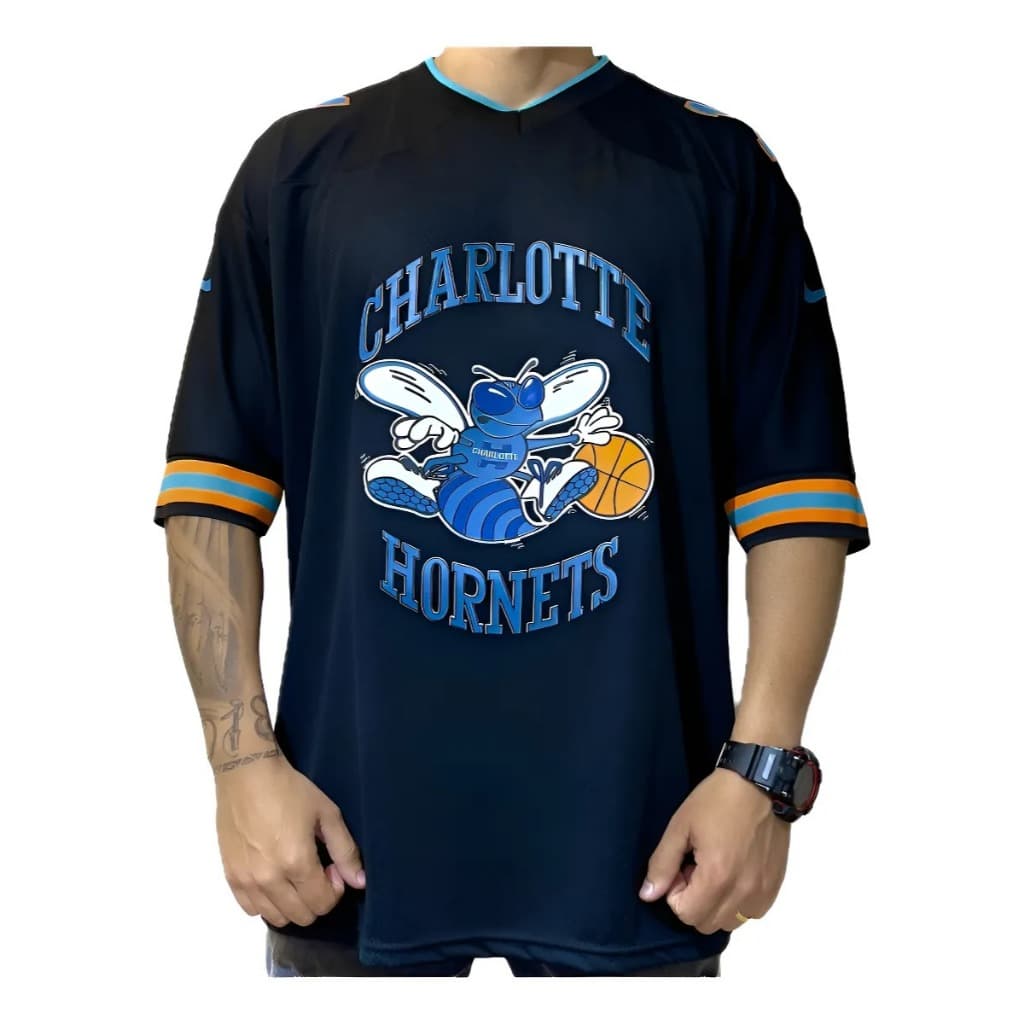 Camiseta Basquete Charlotte  Estilo  e conforto