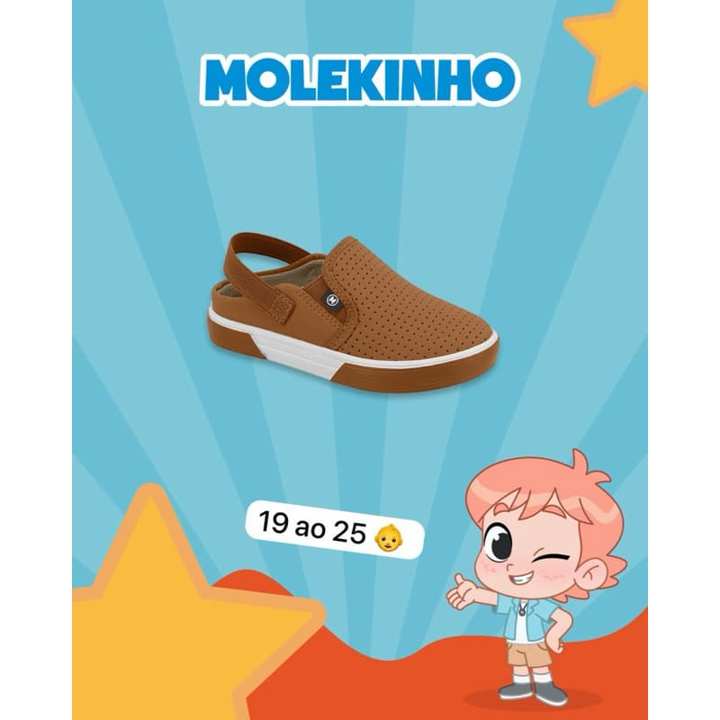 Sapato Mocassim Molekinho infantil original