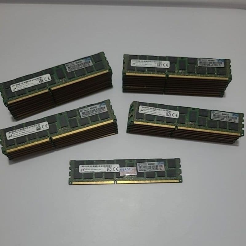 Memória SERVIDOR 16GB Micron LEIA DESCRIÇÃO-DDR3/PC3-12800R ECC Registered 1600MHz / OEM NF GARANTIA