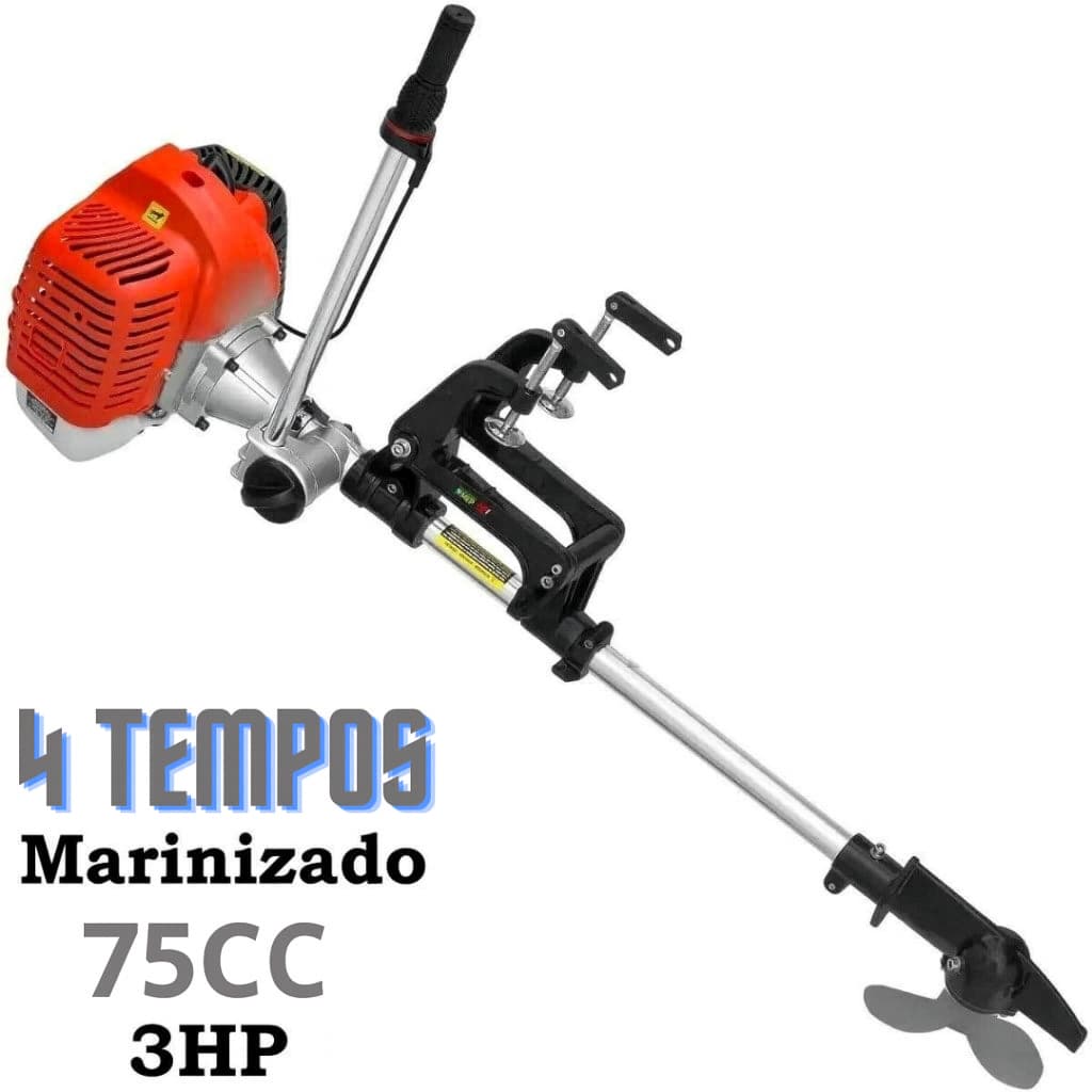 Motor De Popa 4 Tempos 75cc Marinizado Nakasaki P/ Barco Bote Pesca
