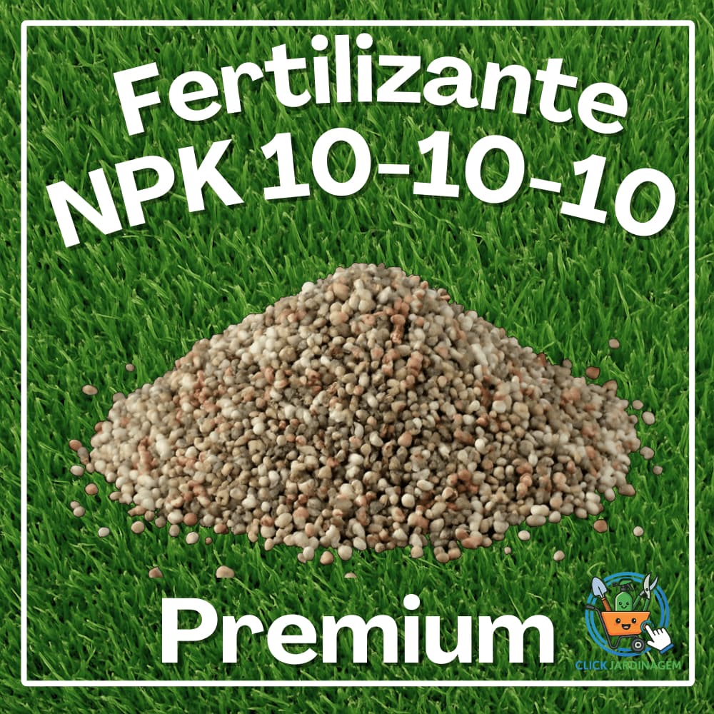 Fertilizante Premium NPK10-10-10 + Cálcio Magnésio Boro Zinco | 1kg 2kg 5kg Para Hortas Flores Grama