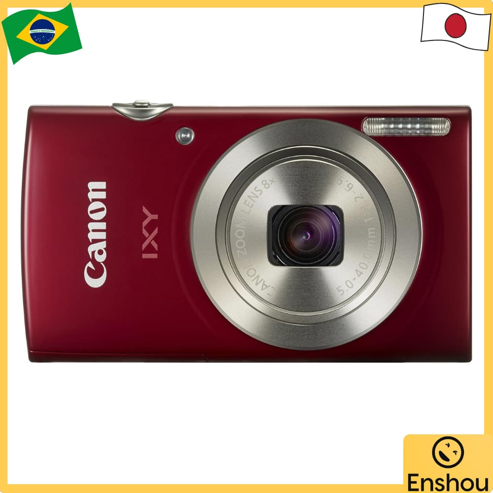 [USED][Direto do Japão][USED ITEMS]Canon Digital Camera IXY 180 Red Optical 8x Zoom IXY180RE